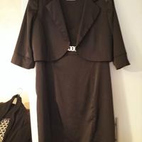 Set da donna vestito e giacca nero