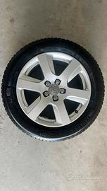 Cerchi originali Audi A6 R17 con due pneumatici an