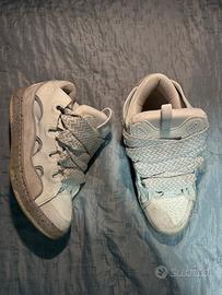 Lanvin Curb Sneakers Grigio Chiaro
