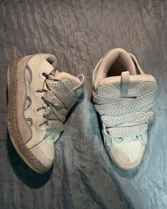 Lanvin Curb Sneakers Grigio Chiaro