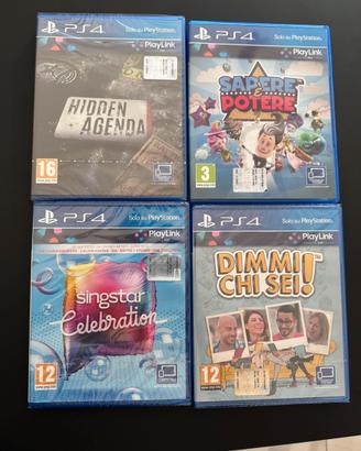 Cofanetto Paly link ps4 NO SAPERE POTERE