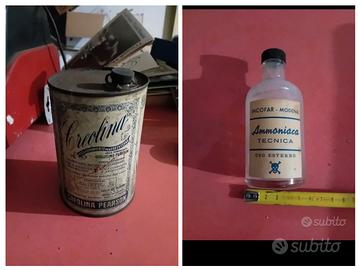 latta creolina e bocettina vintage