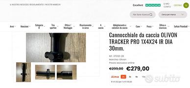 OLIVON TRACKER PRO 1-4X24IR MULTICOATED.  279 euro