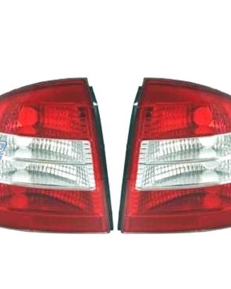 FANALI OPEL ASTRA G 3P 5P 97-04 LED ROSSO CROMATO