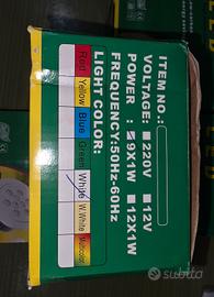 4 faretti LED incasso orientabili 