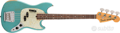 FENDER JMJ Road Worn Mustang Bass RW Faded Daphne