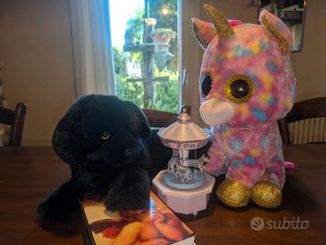 PELUCHE UNICORNO E PANTERA TRUDI