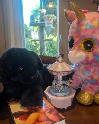 PELUCHE UNICORNO E PANTERA TRUDI