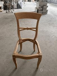 Sedie in legno grezzo
