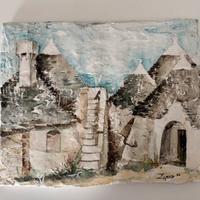 Quadro trulli in Puglia
