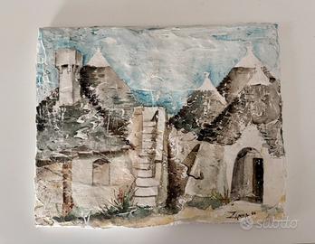 Quadro trulli in Puglia