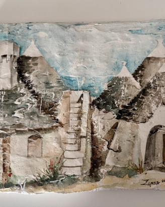 Quadro trulli in Puglia