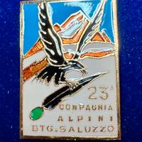 Distintivo 23* Compagnia Alpini Batt.Saluzzo