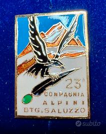 Distintivo 23* Compagnia Alpini Batt.Saluzzo