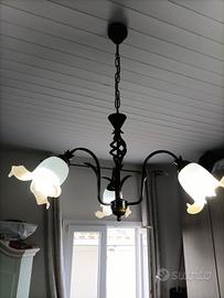 Lampadario tre luci