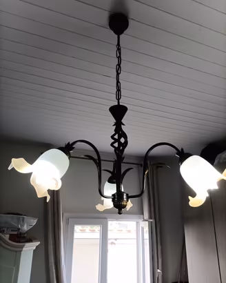 Lampadario tre luci