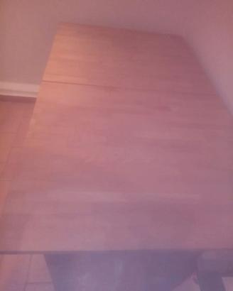 TAVOLO COME NUOVO IN LEGNO LAMELLARE ALLUNGABILE