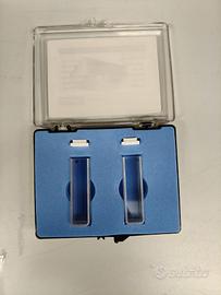 Cuvette quarzo 10mm spettrofotometro UV-Vis – set