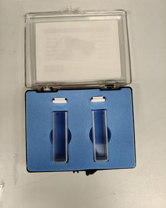 Cuvette quarzo 10mm spettrofotometro UV-Vis – set