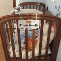 Lettino per bambini con sbarre
