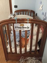 Lettino per bambini con sbarre