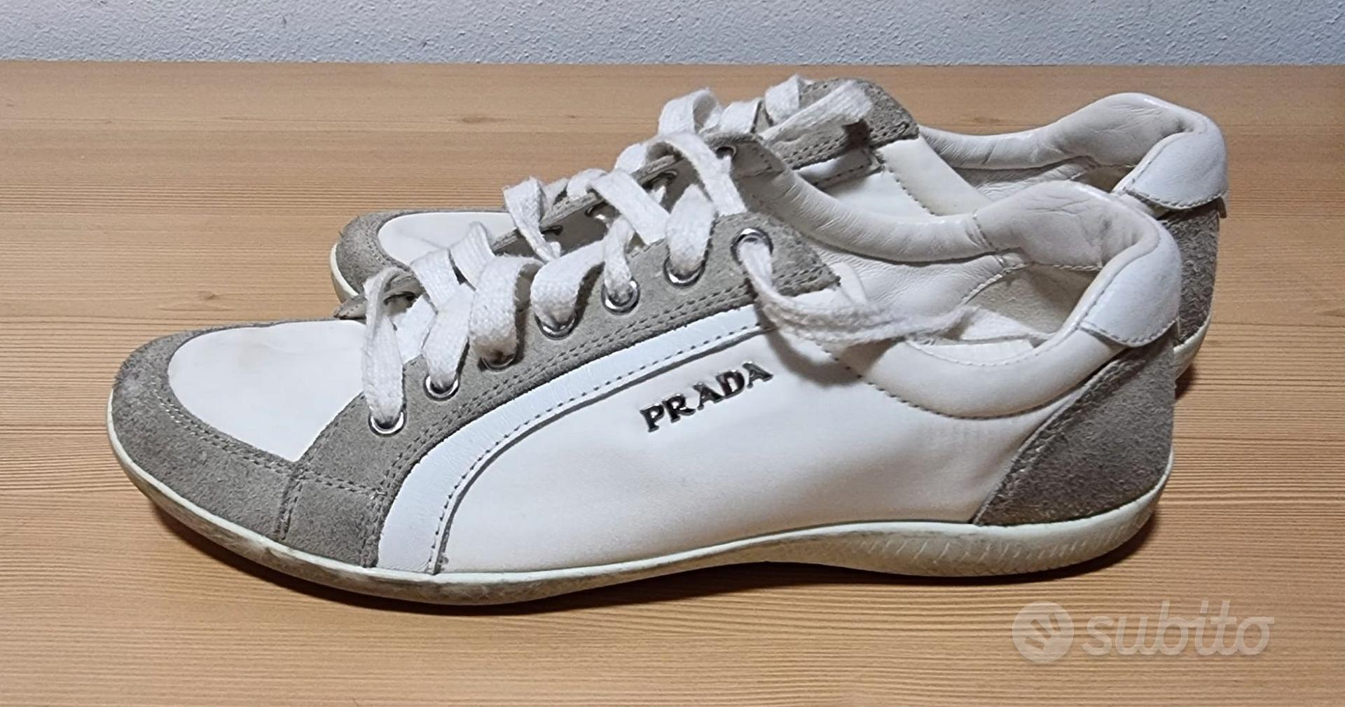 Scarpe prada hotsell bianche uomo