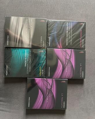Set di 5 CD Opera: Verdi, Puccini, Bizet