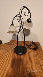 Lampada Vintage in ferro battuto 