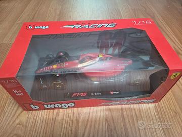 Modellino F1 Ferrari F1-75 Sainz Burago 1:18