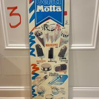 Cartello vintage insegna gelati MOTTA