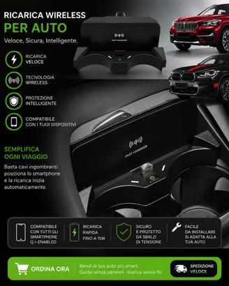 Caricatore Wireless Fast Charge BMW X1F48/X2 F49