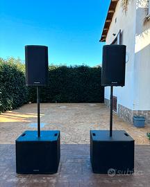 Impianto audio Pioneer DJ + cover