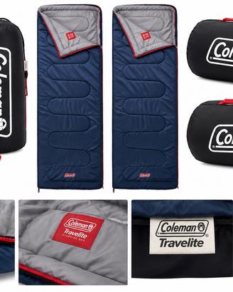 2 sacchi a pelo Coleman Travelite