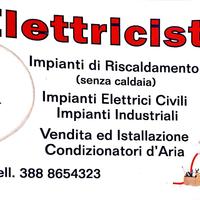 Elettricista e montatore di climatizzatori