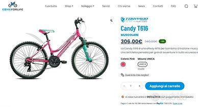 Bicicletta bambina Torpado