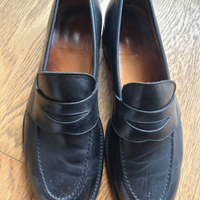 Mocassini da uomo in pelle nero