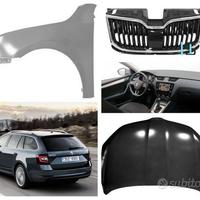 Skoda Octavia frontale cofano fanale paraurti 17-