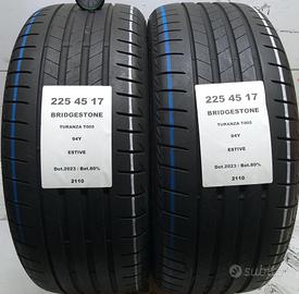 2 GOMME 225 45 17 BRIDGESTONE A2110