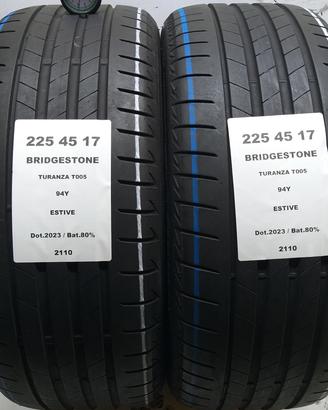 2 GOMME 225 45 17 BRIDGESTONE A2110