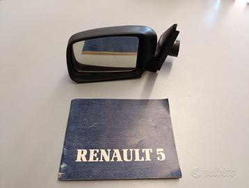 Specchietto sx - libretto manut. Renault super 5