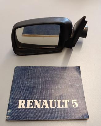 Specchietto sx - libretto manut. Renault super 5