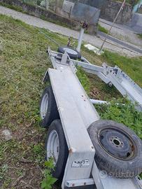 Carrello trasporto auto attrezzature sportive