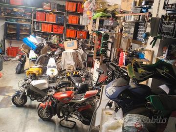 diverse minimoto e ricambi blata polini e repliche