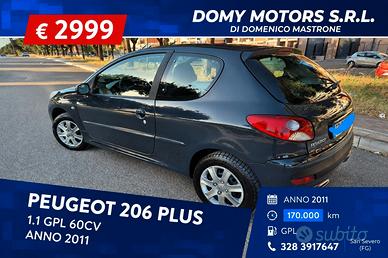 Peugeot 206 1.1 gpl anno 2011
