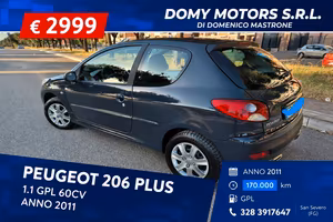 Peugeot 206 1.1 gpl anno 2011