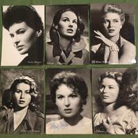 6 fotografie - Silvana Mangano con autografo