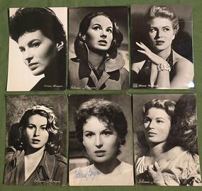 6 fotografie - Silvana Mangano con autografo