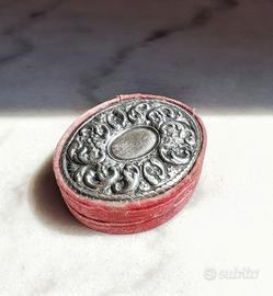 Scatolina ovale portagioie in Argento 925 Sterling