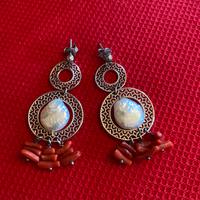 Orecchini con perla vera