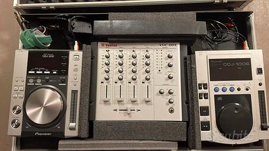Consolle dj pioneer cdj100s + 200 + mixer+ flycase